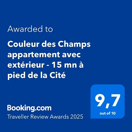 公寓 Couleur Des Champs Avec Exterieur - 15 Mn A Pied De La Cite *