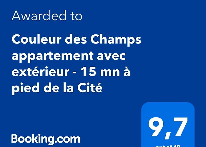 Apartment Couleur Des Champs Avec Exterieur - 15 Mn A Pied De La Cite *